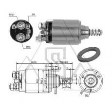 起動(dòng)機(jī)電磁開關(guān)0-331-401-011 ZF 4-744