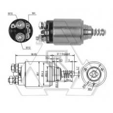 起動(dòng)機(jī)電磁開關(guān)0-331-401-040