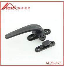 RCZS-023瑞誠歐式大把執(zhí)手 黑色鋁合金單點內(nèi)外開執(zhí)手 門窗配件