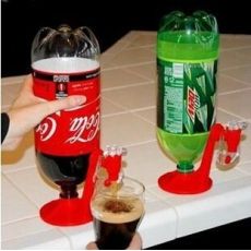 可樂(lè)飲水器可樂(lè)瓶倒置飲水機(jī)飲用器簡(jiǎn)易瓶裝汽水開關(guān)飲料器