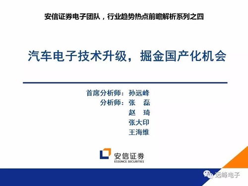 汽車電子技術(shù)升級,掘金國產(chǎn)化機會